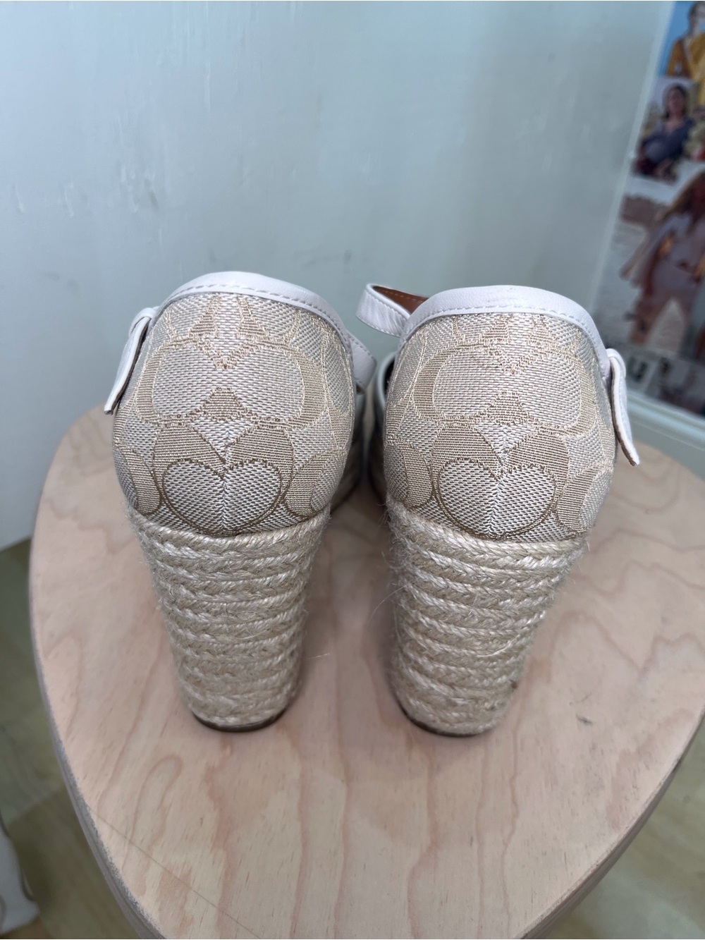 Coach cream wedges - Picture 7 of 9